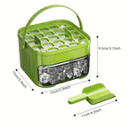 Stackable Ice Cube Tray with Drawer