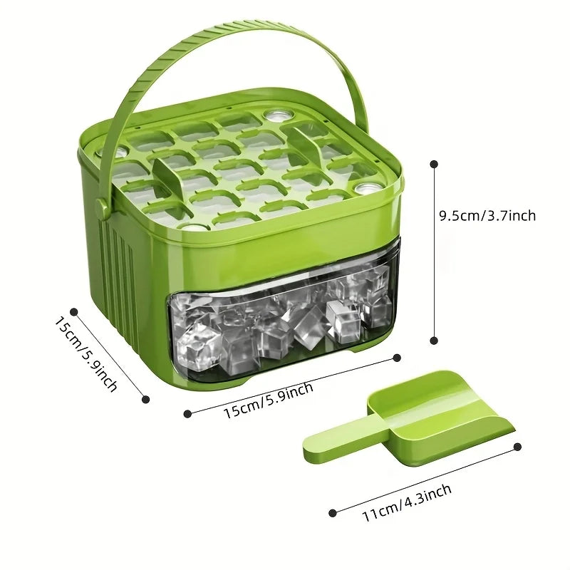 Stackable Ice Cube Tray with Drawer