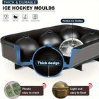 6-Grid Silicone Ice Cube Tray