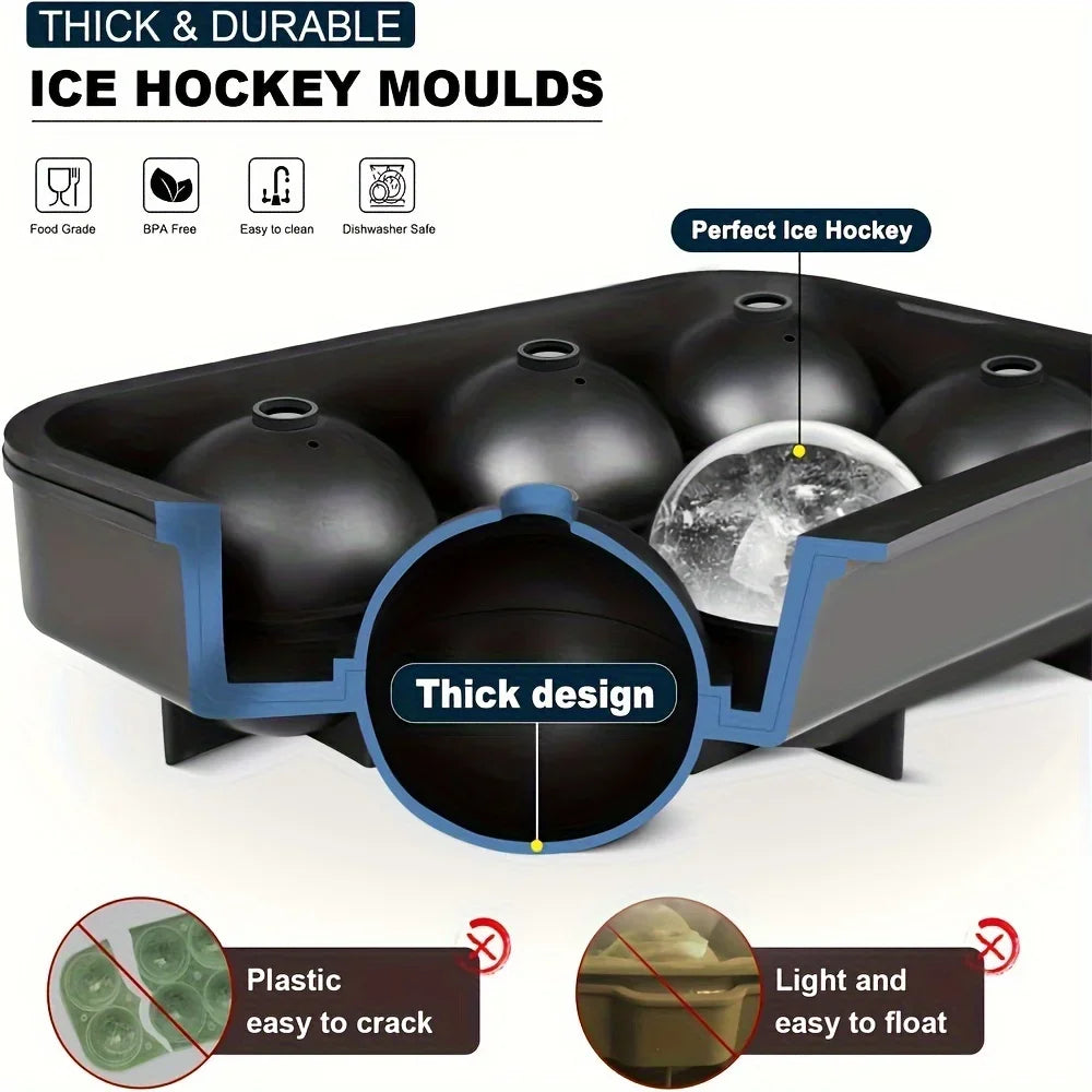 6-Grid Silicone Ice Cube Tray