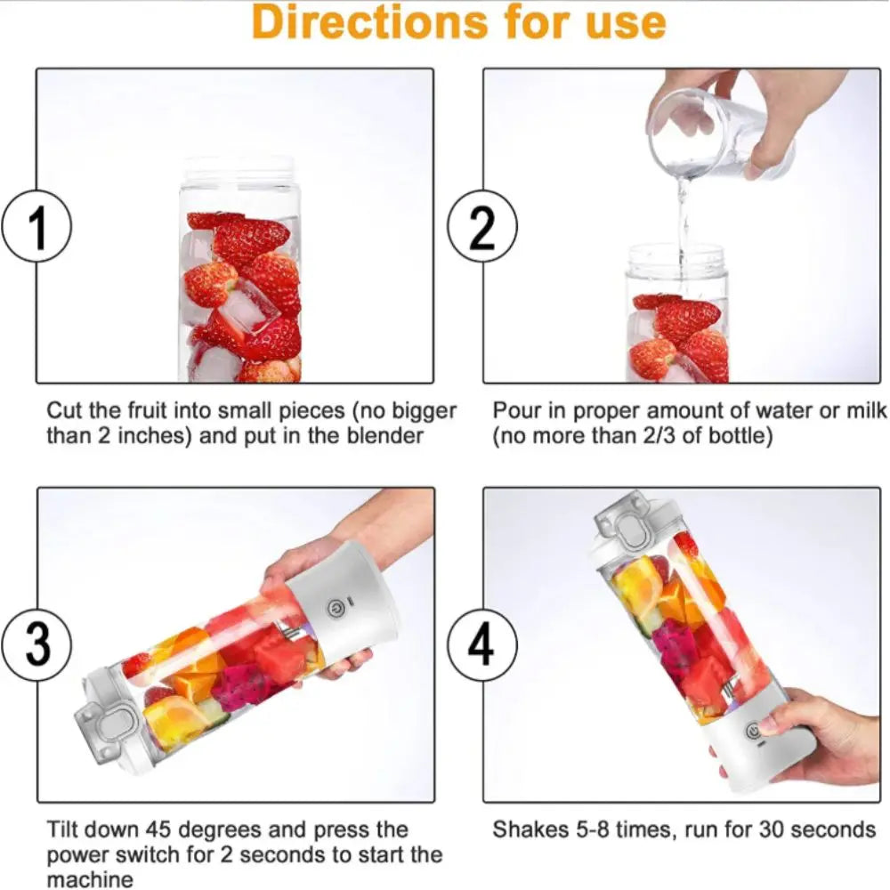 Portable 600ml Electric Smoothie Maker