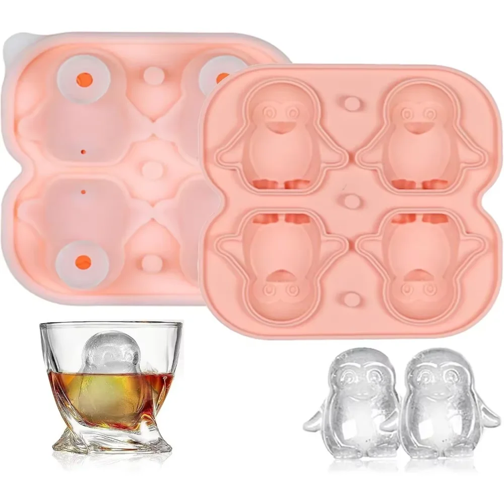 Penguin Ice Cube Mold for Whiskey