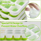 Silicone Ice Cube Mold with Cover