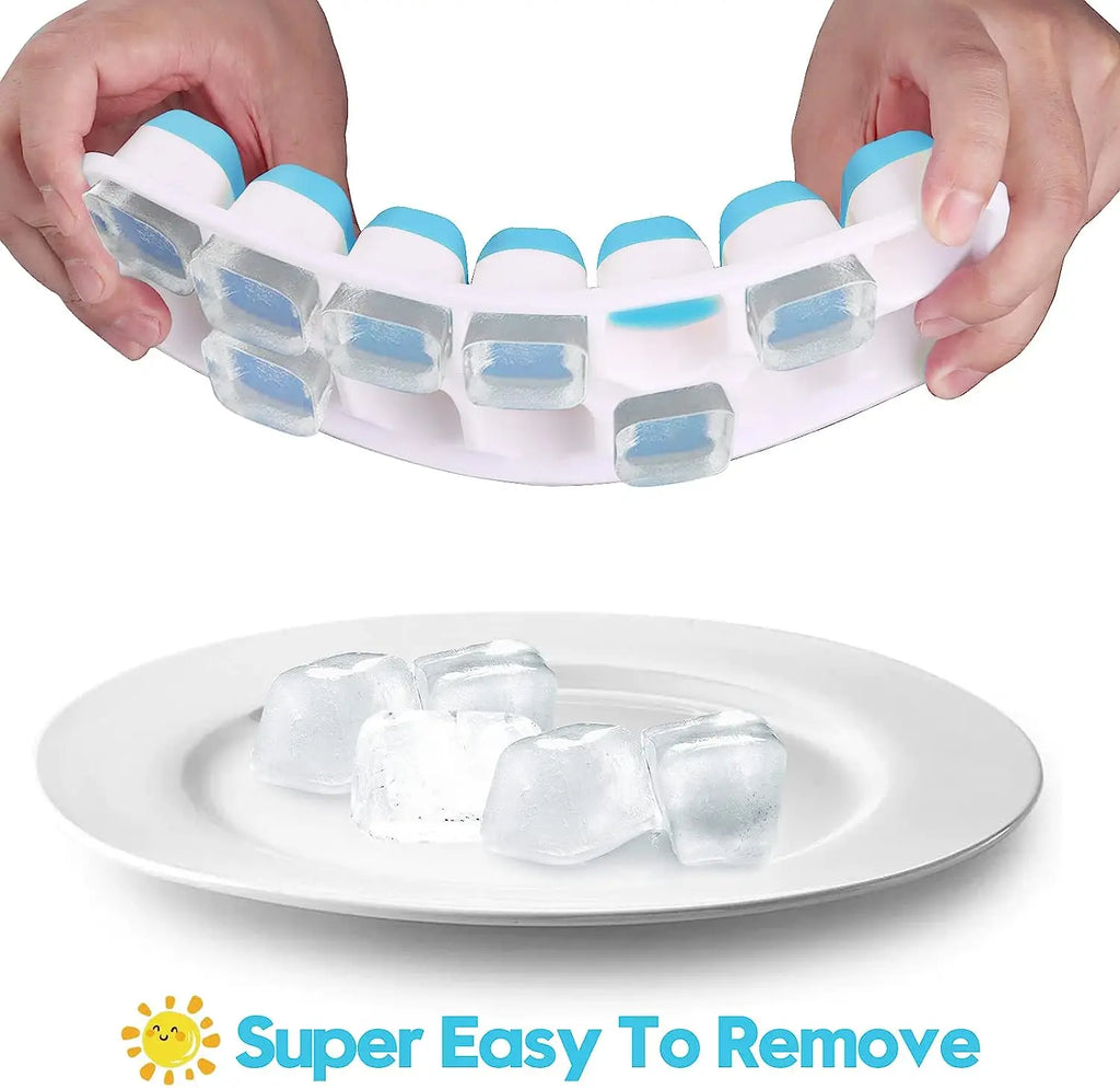 Silicone Ice Cube Mold with Cover