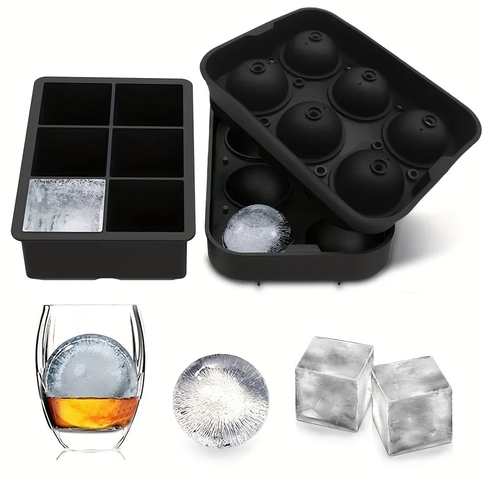 6-Grid Silicone Ice Cube Tray