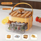 Stackable Ice Cube Tray with Drawer