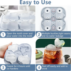 Penguin Ice Cube Mold for Whiskey