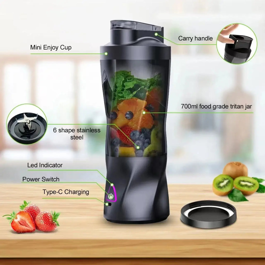 700ml Portable Wireless Juicer Blender