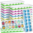 Silicone Ice Cube Mold with Cover