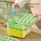Stackable Ice Cube Tray with Drawer