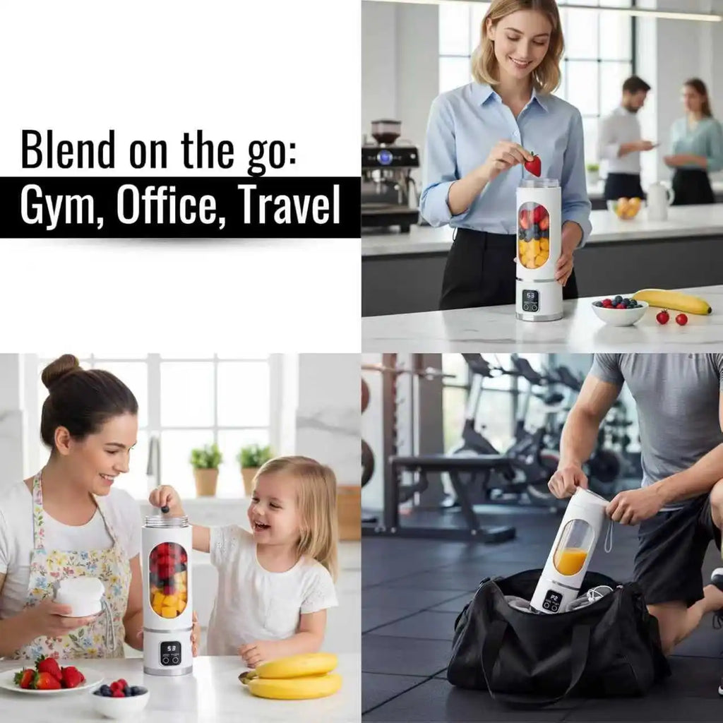 USB Rechargeable Portable Smoothie Blender