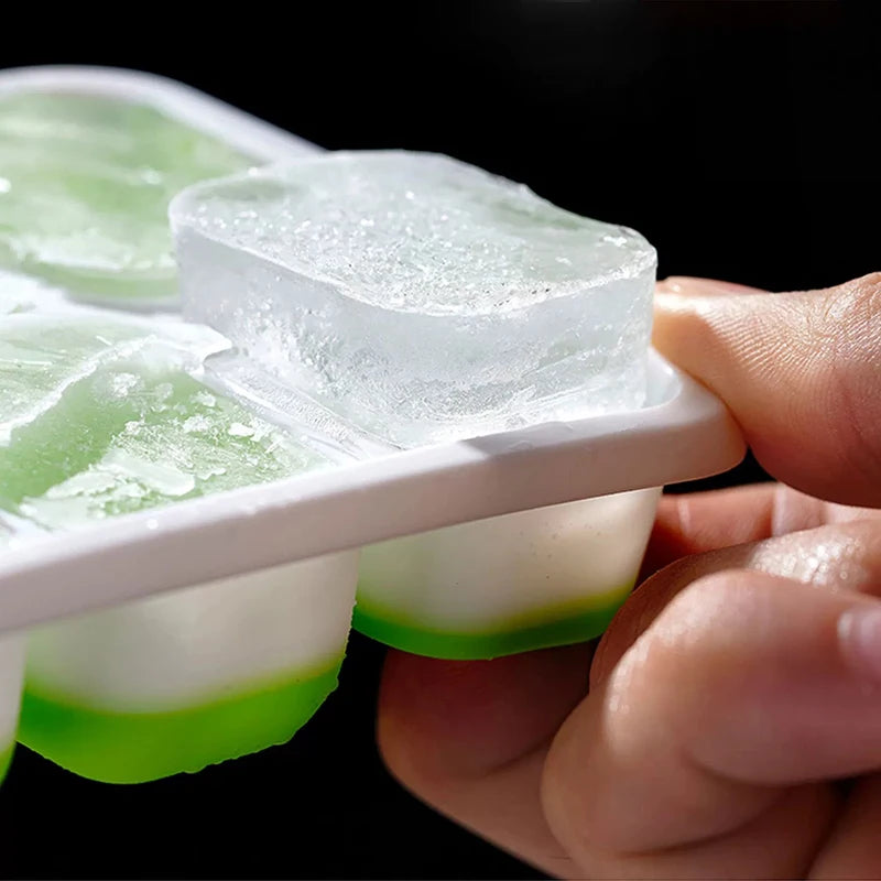 Silicone Ice Cube Mold with Cover
