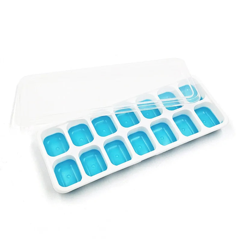 Silicone Ice Cube Mold with Cover