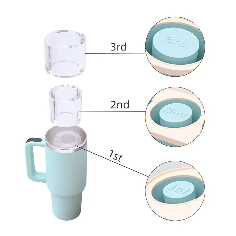 Stanley Tumbler Ice Cube Mold with Lid