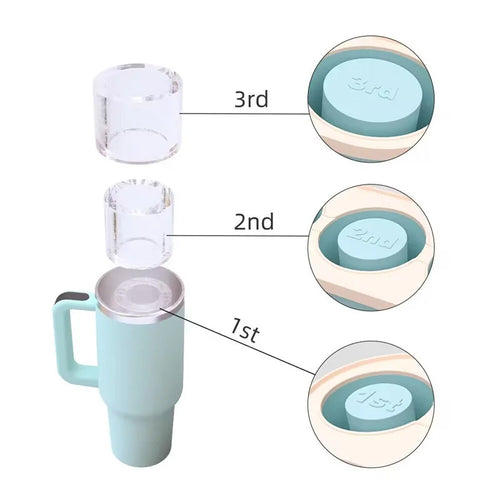 Stanley Tumbler Ice Cube Mold with Lid