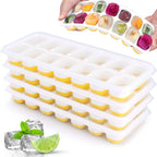 Silicone Ice Cube Mold with Cover