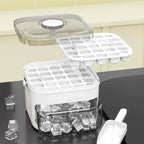 Stackable Ice Cube Tray with Drawer