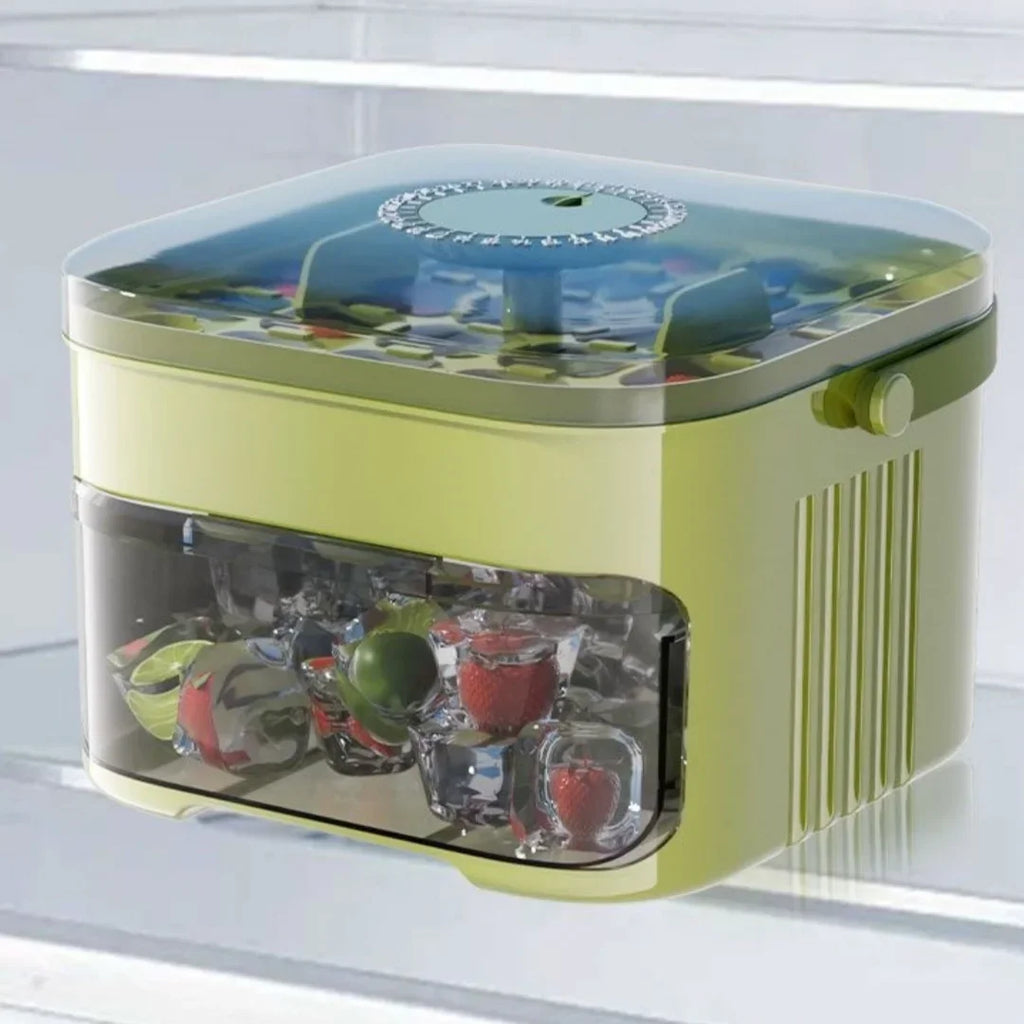 Stackable Ice Cube Tray with Drawer