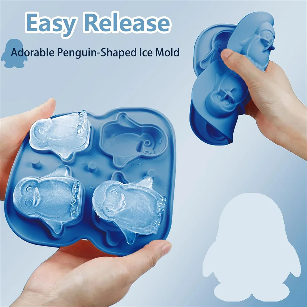 Penguin Ice Cube Mold for Whiskey