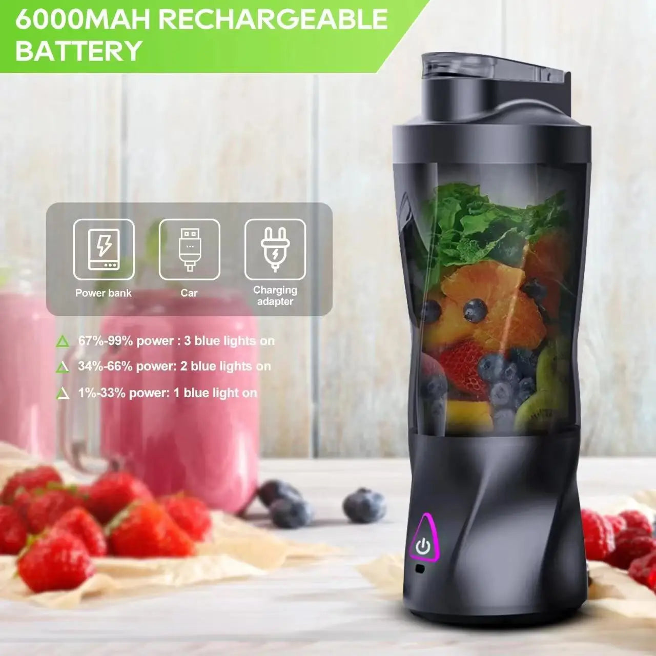 700ml Portable Wireless Juicer Blender