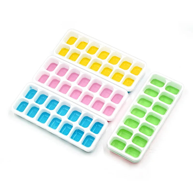 Silicone Ice Cube Mold with Cover