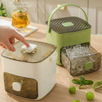 Silicone ice cube tray easy release