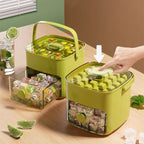 Ice cube tray with lid for freezer
