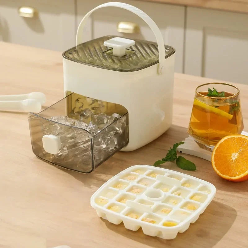 Easy release ice maker tray for freezer