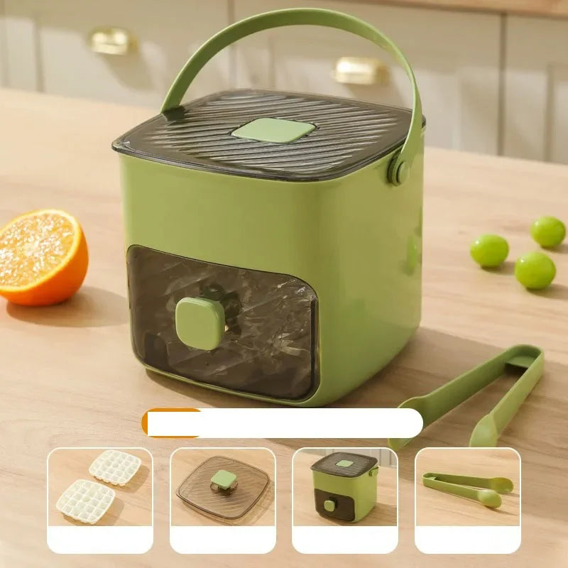 Large capacity ice maker tray for making multiple ice cubes